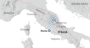 El Pescara-Atalanta par por los temblores en el centro de Italia