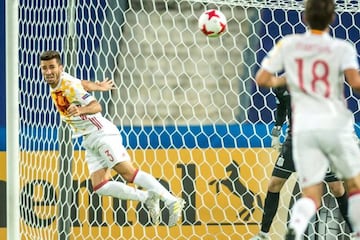 Spain's Jose Níguez in action during the UEFA European Under-21 Soccer Championship