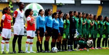 El fútbol femenino debuta en El Campín con triunfo de Santa Fe