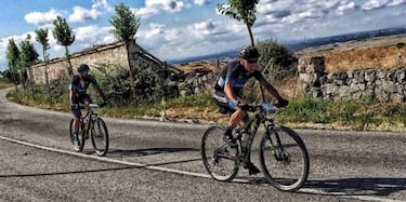 Jesús del Nero voló sobre las trialeras hacia Cercedilla