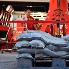 La F1 se resguarda del tifón