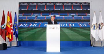 ¡°Los madridistas siempre sentimos una alegr¨ªa especial cuando llega alguien a sumarse a este club. Venimos de una ¨¦poca dorada, pero nuestra exigencia no permite caer en la autocomplacencia y por eso, buscamos insistentemente nuevos jugadores para mejorar la plantilla, en busca de nuevas metas. Hoy llega un joven, que adem¨¢s tiene la cualidad especial de haber pertenecido a nuestra cantera. Fran Garc¨ªa, bienvenido de nuevo al Real Madrid. Hoy regresas a tu casa".