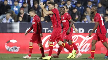 Jugadores del Getafe.