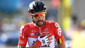 Un grupo de WhatsApp, clave en la victoria de Thomas de Gendt