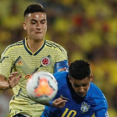 En imágenes el empate de Colombia y Brasil