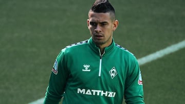 Rafael Santos Borré, delantero del Werder Bremen.