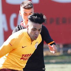 Falcao entrena a tope para el clásico contra Fenerbahce