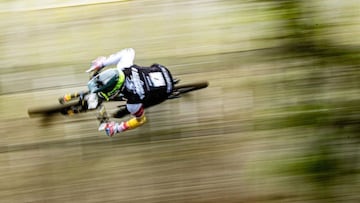 El piloto de MTB Ángel Suárez en barrido.