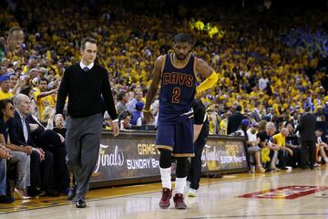 Una grave lesión en el primer partido de la Final le privó de estar en el resto de encuentros. Cleveland perdió 4-2 ante los Warriors.