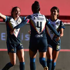 América vence a Necaxa en la jornada 5 del Guardianes 2021 Femenil