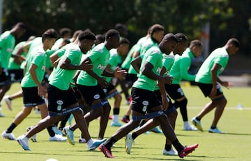 Nacional practicó este jueves con miras en su próximo partido de la Liga BetPlay 2023-I.