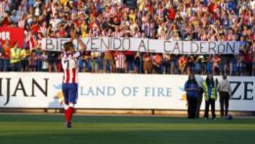 Griezmann, presentado en el Calderón.