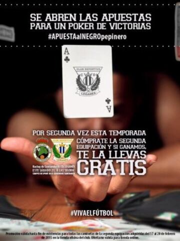 Los carteles del Leganés