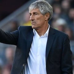 Setién espió al Madrid ante el City en el Bernabéu para el Clásico