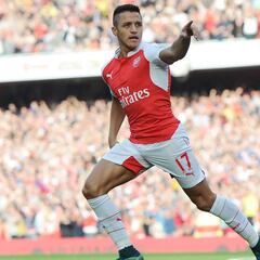 Alexis, Top 10 de los mejores jugadores históricos del Arsenal