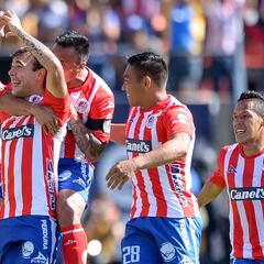 San Luis vence al Monterrey y gana sus primeros puntos en la Liga MX
