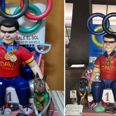 David Casinos, homenajeado en las Fallas: tendrá su propio ninot