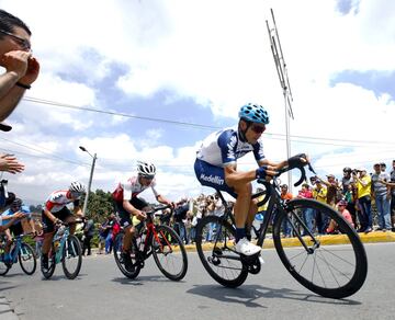 El Team Medellín se mostró durante gran parte de la etapa en los primeros puestos.