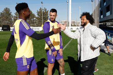Aur¨¦lien Tchouam¨¦ni, Joselu y Marcelo.