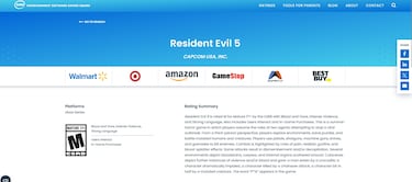 Aparece registrada una nueva versión de Resident Evil 5 y todos piensan en un posible remake