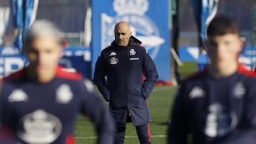 Gilsanz, entrenador del Depor, analizó el partido ante el Burgos.