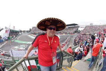 Así se vivió el color en el Gran Premio de México