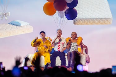 Miranda! & bailamamá durante la segunda final del Benidorm Fest 2026.