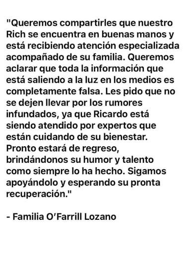 Reportan a Ricardo O’Farrill como desaparecido: qué pasó y últimas noticias 