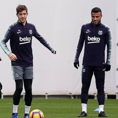 Messi y Umtiti se ejercitan con el grupo; Dembélé ausente