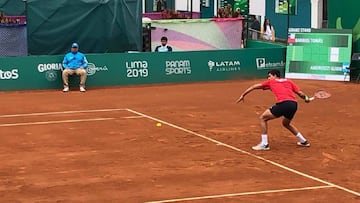 Tom&aacute;s Barrios frente a Guido Andreozzi.