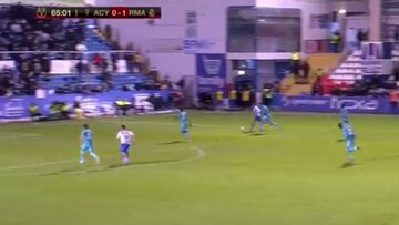 Honor para el Alcoyano: el mejor gol de la Copa se queda en Alcoy