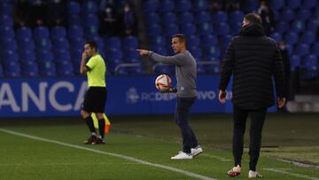 Borja Jim&eacute;nez fue autocr&iacute;tico con su equipo tras el empate ante el Bilbao Athletic.