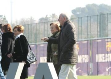 El Barcelona inaugura el 'Campo de entrenamiento Tito Vilanova'