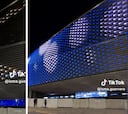 La impresionante imagen de las luces de la fachada del Bernabéu que se ha hecho viral