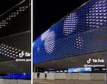 La impresionante imagen de las luces de la fachada del Bernabéu que se ha hecho viral