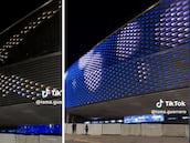 La impresionante imagen de las luces de la fachada del Bernabéu que se ha hecho viral