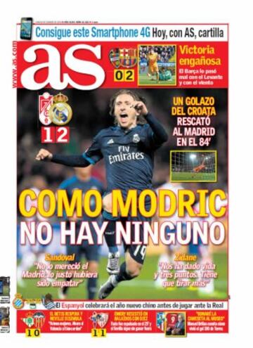 Las portadas de AS de febrero