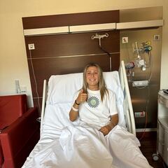 Menayo, operada del cruzado y el menisco, empieza su cuenta atrás