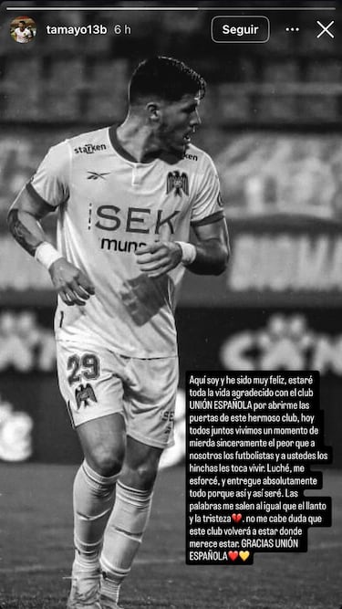 Se confirma la primera salida en Unión: “Es un momento de mierda... Luché, me esforcé y entregué todo”