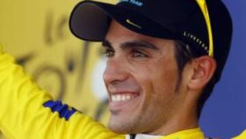 <strong>MÁS LÍDER.</strong> Alberto Contador, muy cerca de adjudicarse el Tour 2009.