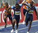 Descalificado el relevo 4x100 de Estados Unidos
