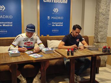 Madrid reúne a Contador y Van der Poel... ¡en un Rodilla!