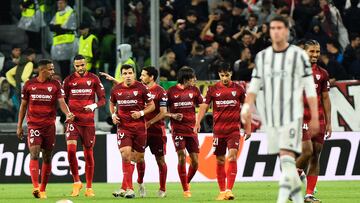 El Sevilla, en Turín.