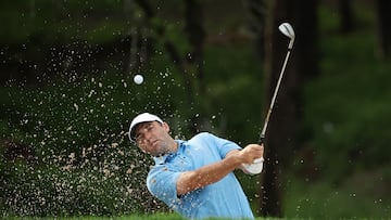 Scottie Scheffler tops the leaderboard heading into Saturday’s Round 3 action - six shots ahead of Samuel Stevens.