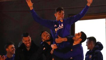 Rubén Vezo celebró ayer el pase a semifinales de Copa del Valencia y hoy ya trabaja con el Levante.