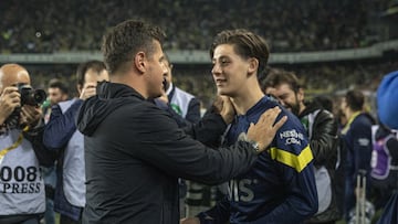 Emre, junto a Arda Güler, en su etapa común en el Fenerbahçe.