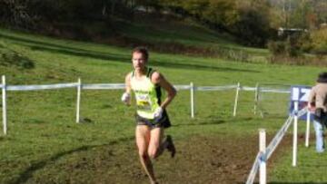 Ricardo Serrano durante el cross de Llodio.