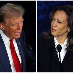 Donald Trump y Kamala Harris empatan en las encuestas a mes y medio de las elecciones