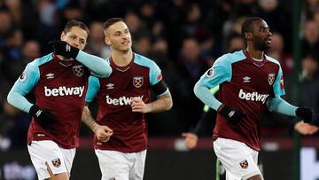 Chicharito le da el empate al West Ham