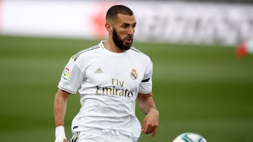 El delantero franc&eacute;s del Real Madrid, Karim Benzema, durante un partido.